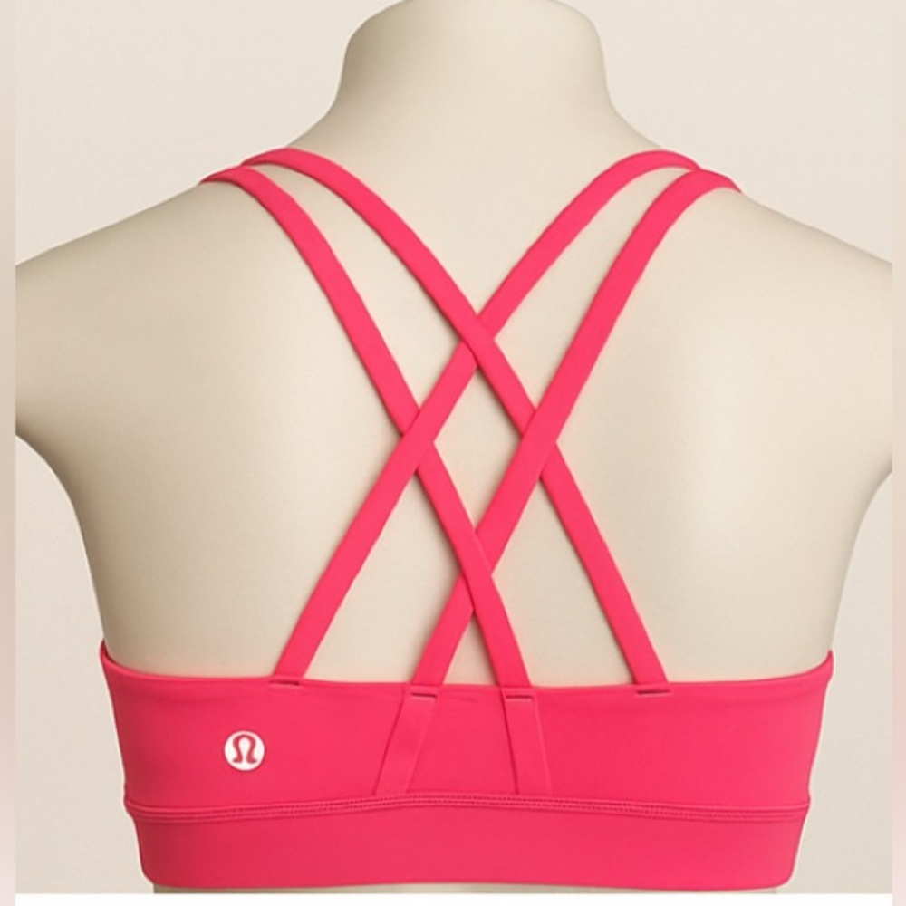 Lululemon “Free to Be” Sports Bra “Wild” - Neon Pink - NWOT